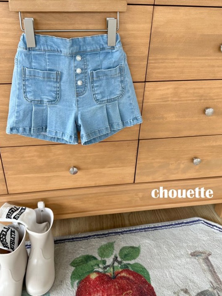 Wrinkle Pocket Denim Pants