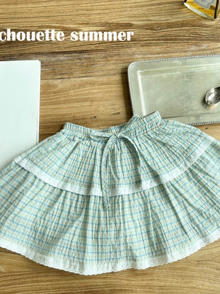 Shirring Bon Bon Skirt