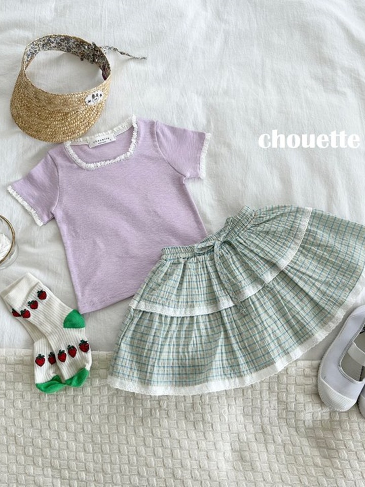 Totion Lace Rib Tee