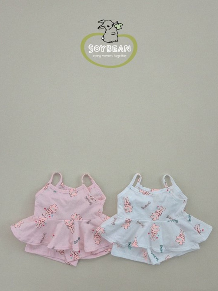Bunny Bustier Top Bottom Set
