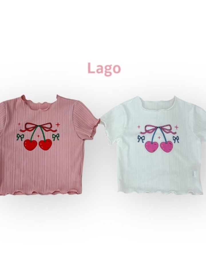 Cherry Span Terry Tee