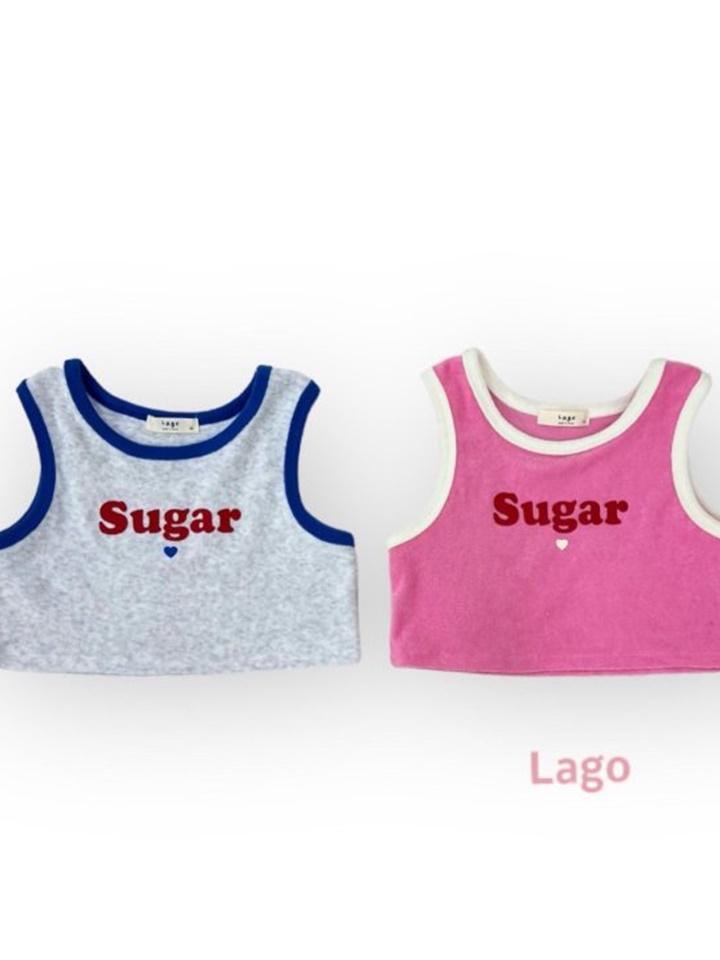 Sugar Terry Sleeveless Tee