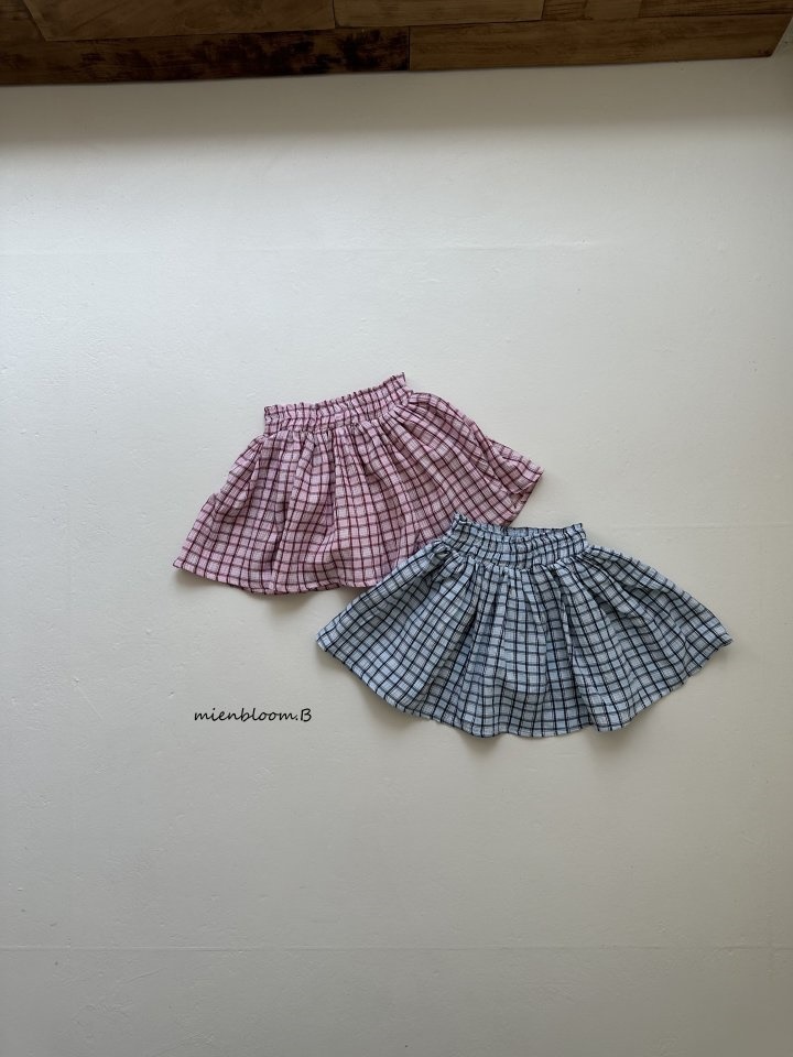 Check Mango Skirt