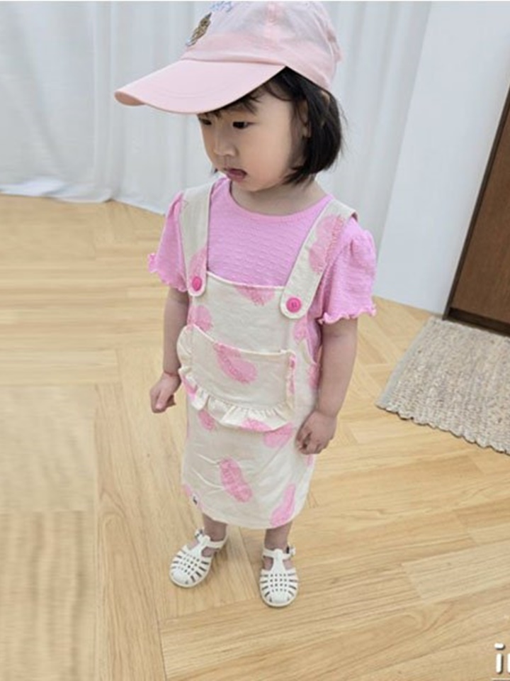 Heart Dungarees One-Piece