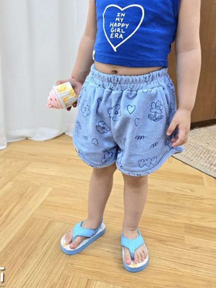 Cherry Flower Shorts