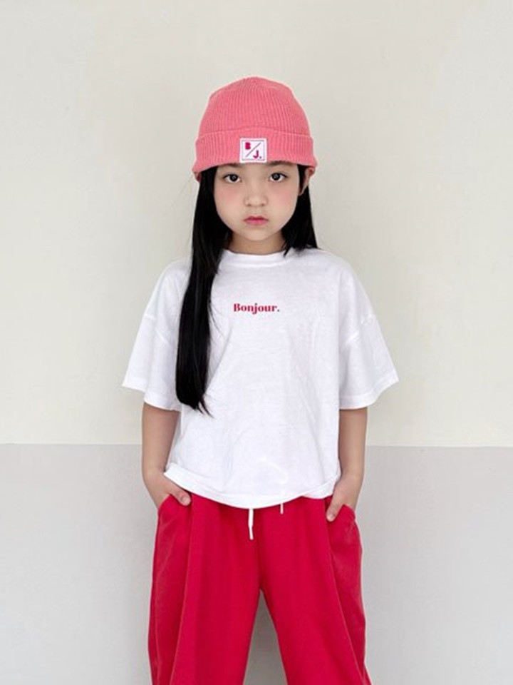 Bonjour Crop Tee
