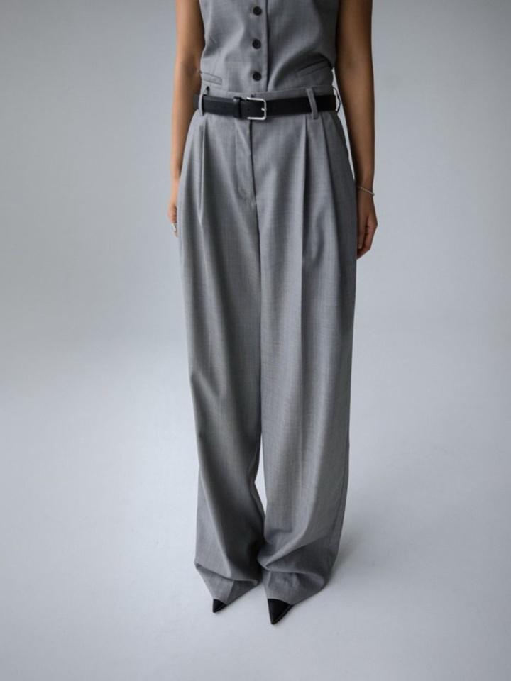 Sharkskin Fabric  Pin Tuck Set Up Wide