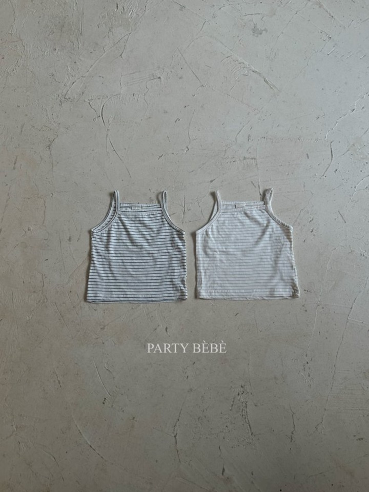Bebe String Sleevelss Tee