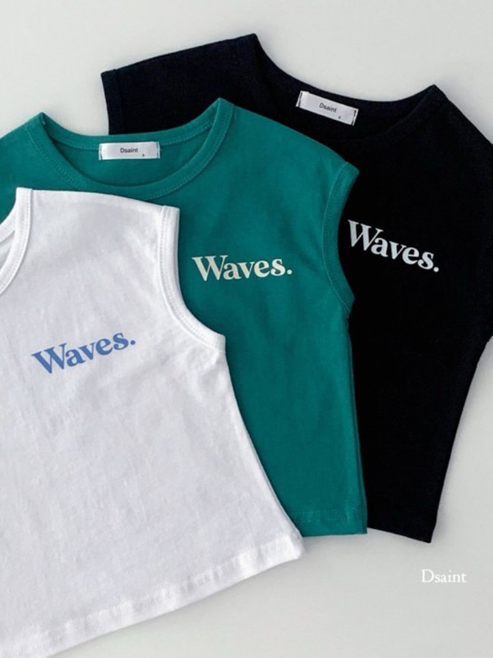 Wave Sleeveless Tee