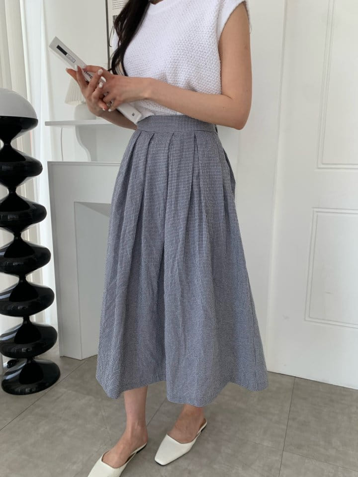 Allu - Korean Women Fashion - #pursuepretty - Gobang Ove Skirt - 11