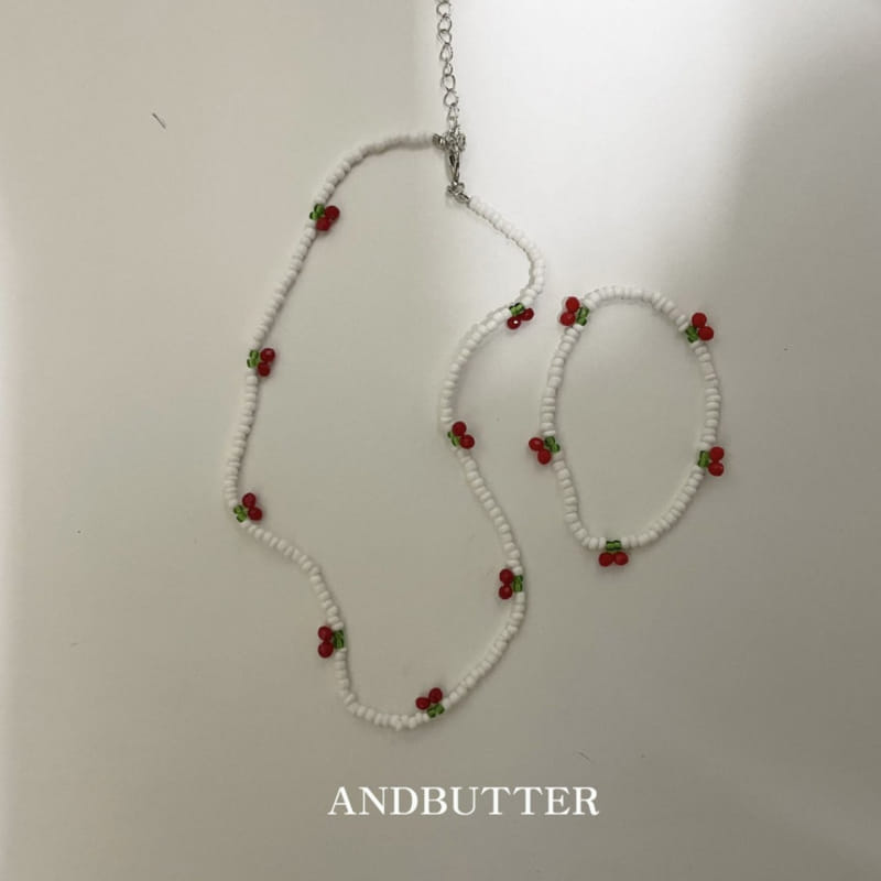Andbutter - Korean Children Fashion - #todddlerfashion - Cherry Bracelet - 8