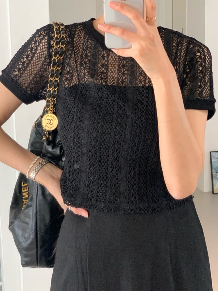 Arc - Korean Women Fashion - #momslook - Alice Knit Tee - 5