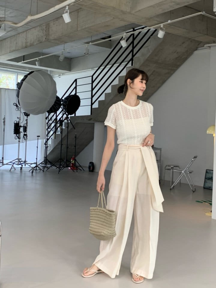 Arc - Korean Women Fashion - #momslook - Alice Knit Tee - 9
