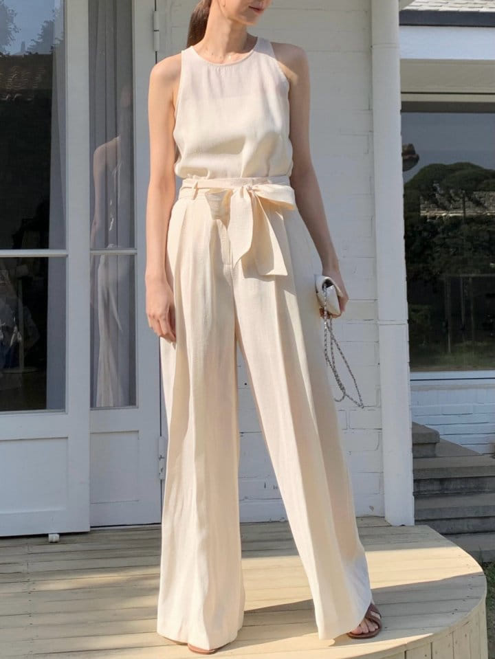 Arc - Korean Women Fashion - #momslook - Peach Pants