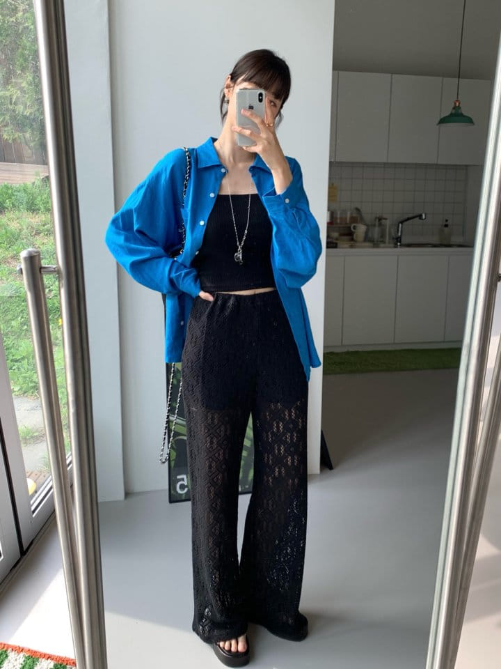 Arc - Korean Women Fashion - #momslook - Crochet Pants - 8