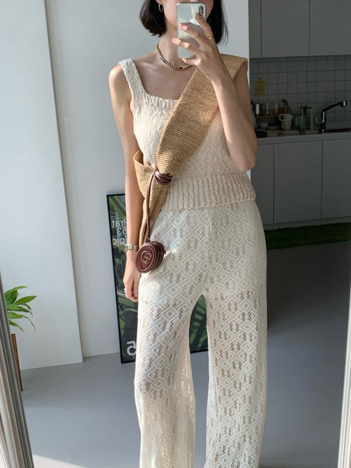 Arc - Korean Women Fashion - #shopsmall - Crochet Pants - 4