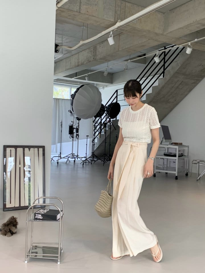 Arc - Korean Women Fashion - #womensfashion - Alice Knit Tee - 10