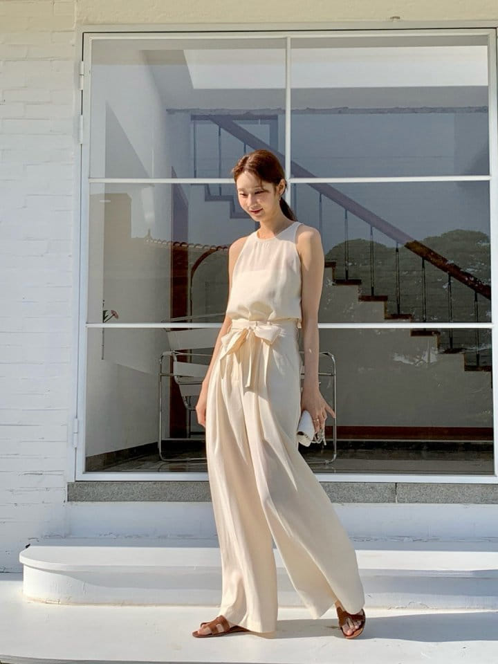 Arc - Korean Women Fashion - #momslook - Peach Pants - 4