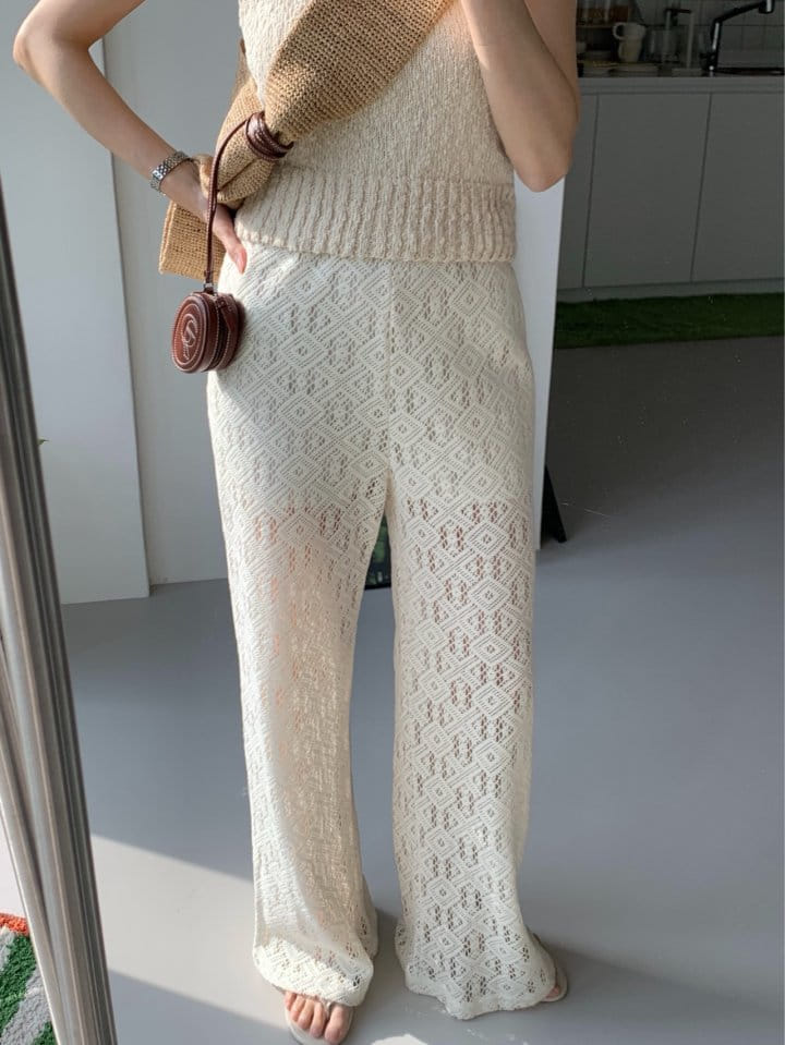 Arc - Korean Women Fashion - #womensfashion - Crochet Pants - 7
