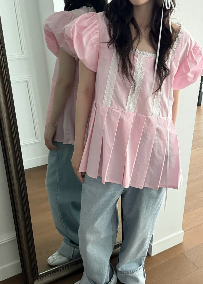 Auver_Fit - Korean Women Fashion - #momslook - Petite Bureum Blouse - 5