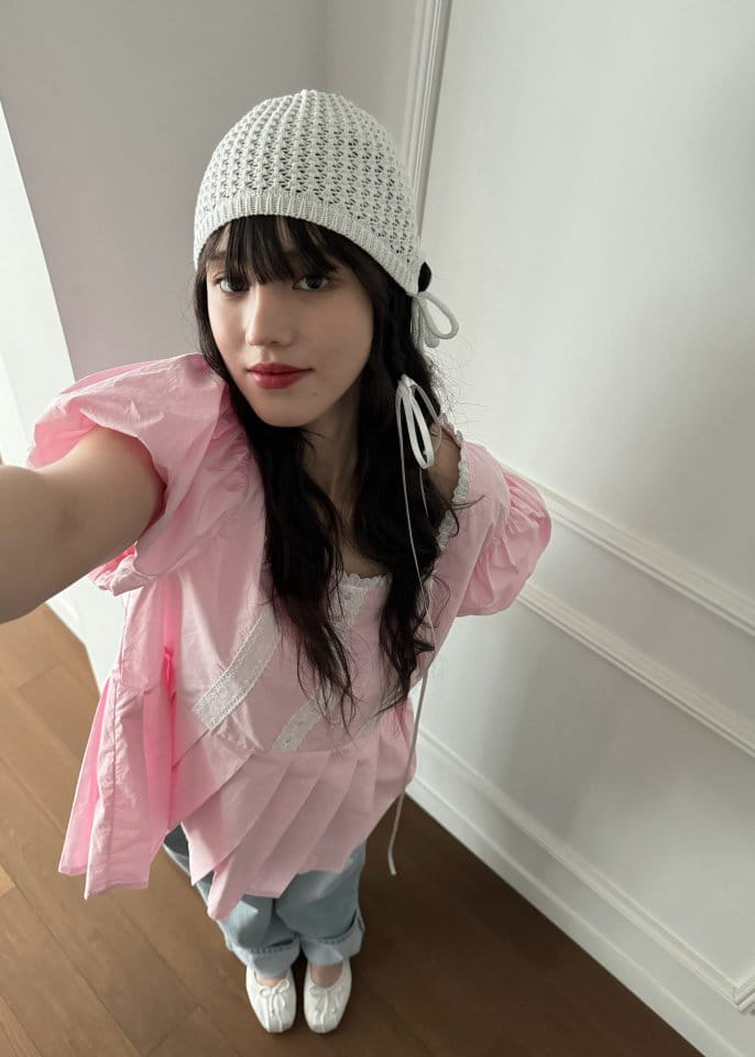 Auver_Fit - Korean Women Fashion - #momslook - Petite Bureum Blouse - 7