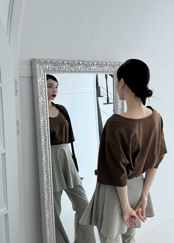 Auver_Fit - Korean Women Fashion - #momslook - Hal Wrap Boots Cut Pants - 3