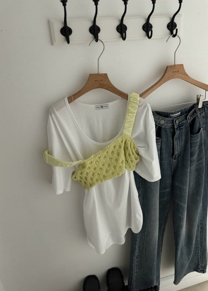 Auver_Fit - Korean Women Fashion - #vintageinspired - Silket U Neck Tee - 8