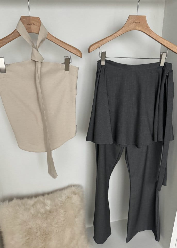 Auver_Fit - Korean Women Fashion - #womensfashion - Halter Tie Top - 8
