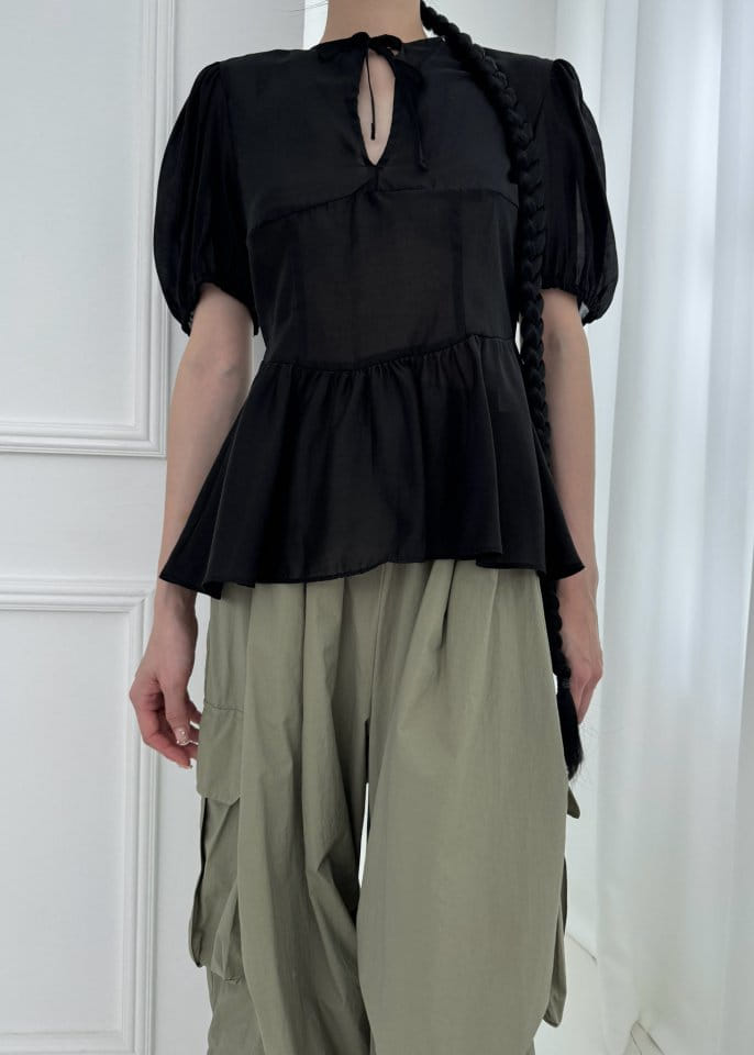 Auver_Fit - Korean Women Fashion - #womensfashion - Silk See Through Blouse - 2