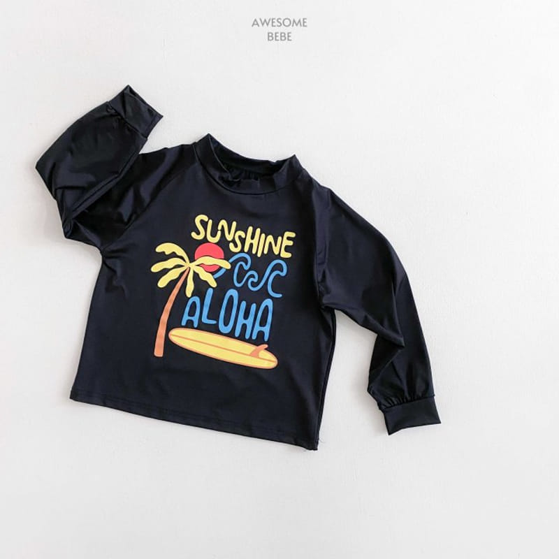 Awesome Bebe - Korean Children Fashion - #childofig - Aloha Rash Guard With MOM - 9
