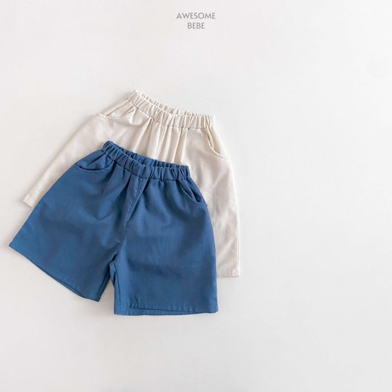 Awesome Bebe - Korean Children Fashion - #kidzfashiontrend - L Bermuda Pants - 5