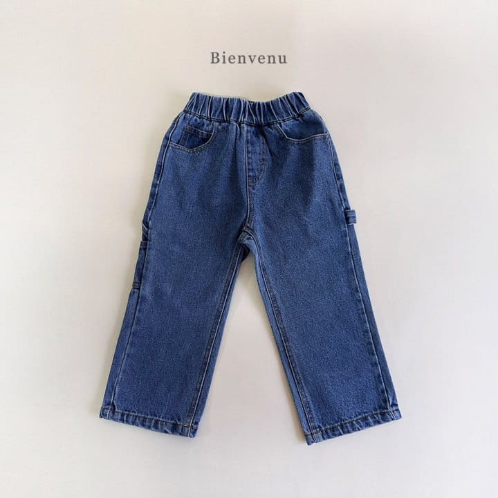 Bienvenu - Korean Children Fashion - #magicofchildhood - Pocket Denim Pants - 7