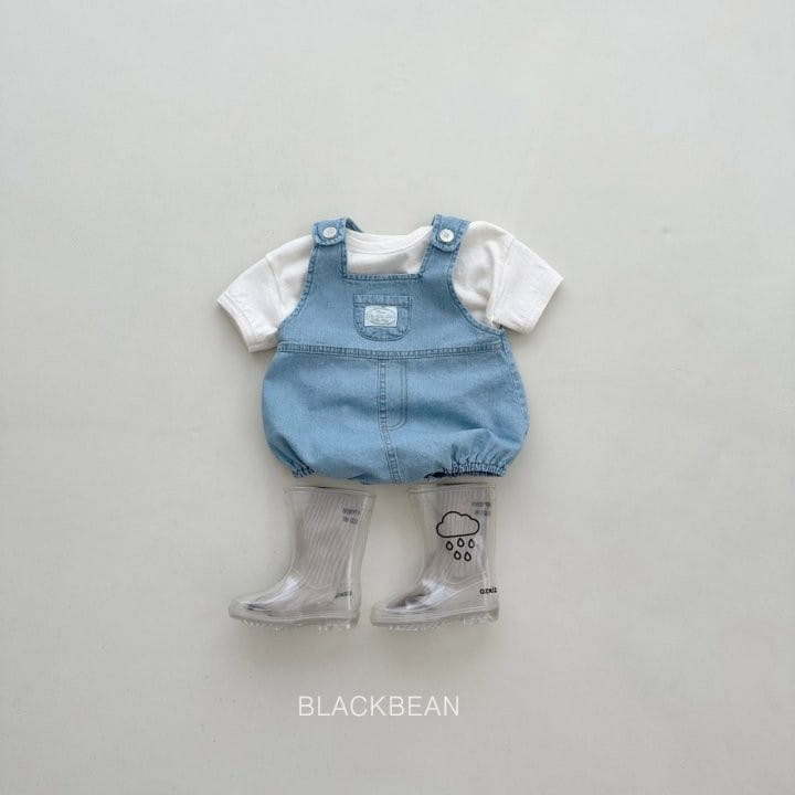 Black Bean - Korean Baby Fashion - #babyoninstagram - Bang Bang Bebe Dungarees - 5