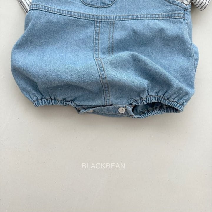 Black Bean - Korean Baby Fashion - #babyoutfit - Bang Bang Bebe Dungarees - 7