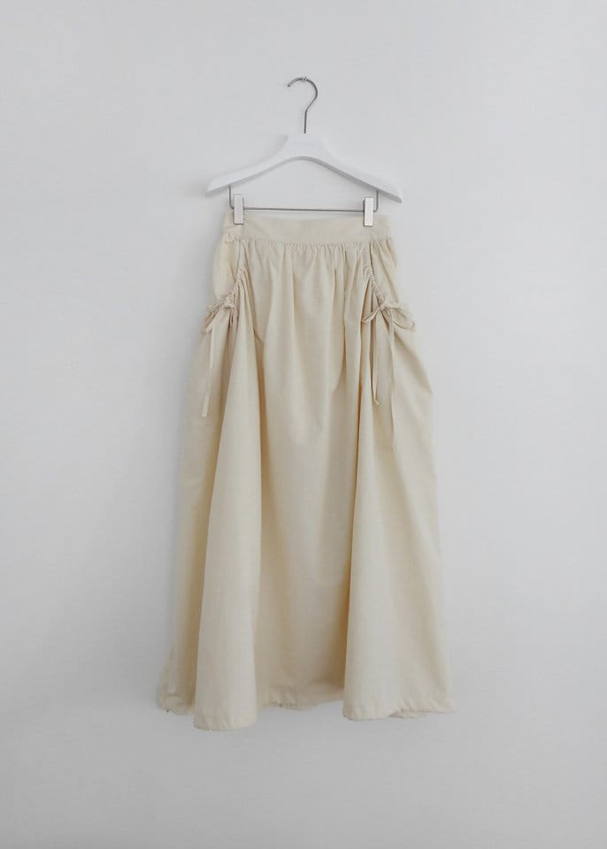 Black Fuchsia - Korean Women Fashion - #womensfashion - Balloon Pocket Long Skirt - 6