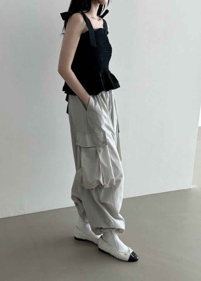 Black Fuchsia - Korean Women Fashion - #womensfashion - Smoke Ribbon Top - 3