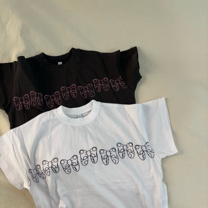 Bobo j - Korean Children Fashion - #childofig - Dot Ribbon Tee With Mom - 3