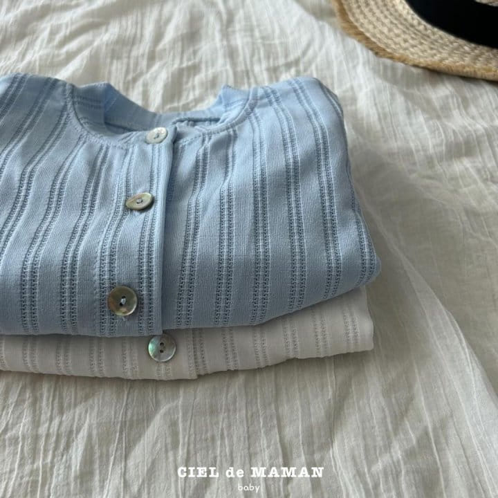 Ciel De Maman - Korean Baby Fashion - #onlinebabyshop - Fresh Cream Cardigan - 4