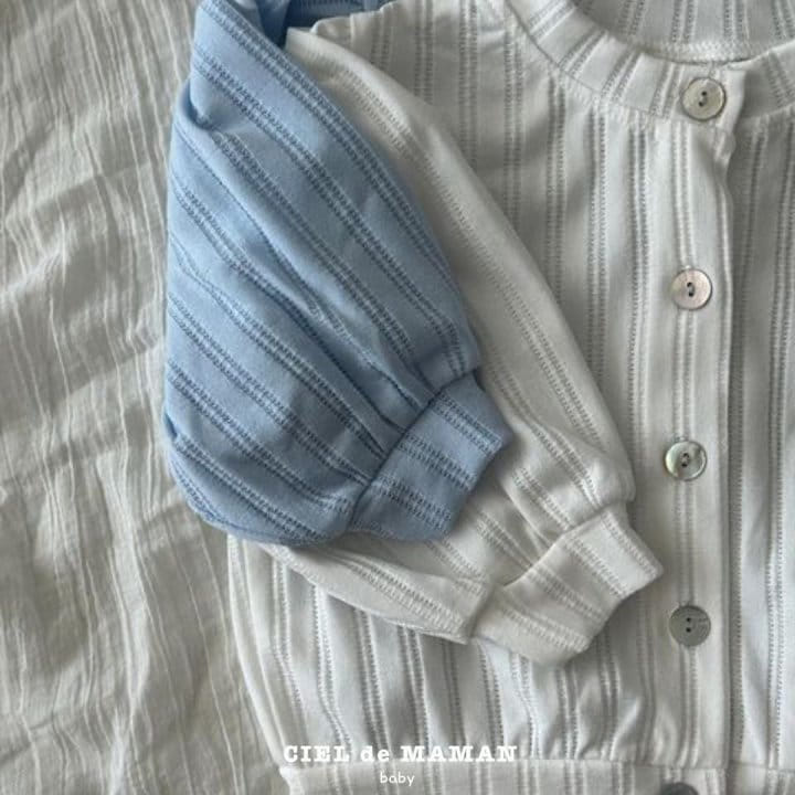 Ciel De Maman - Korean Baby Fashion - #babyboutique - Fresh Cream Cardigan - 5