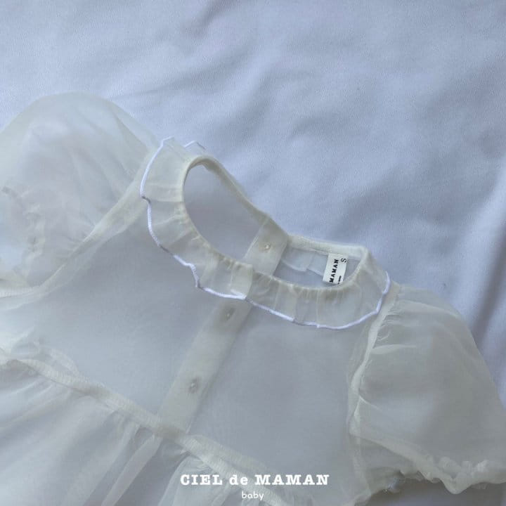 Ciel De Maman - Korean Baby Fashion - #babygirlfashion - See Through One-Piece - 7