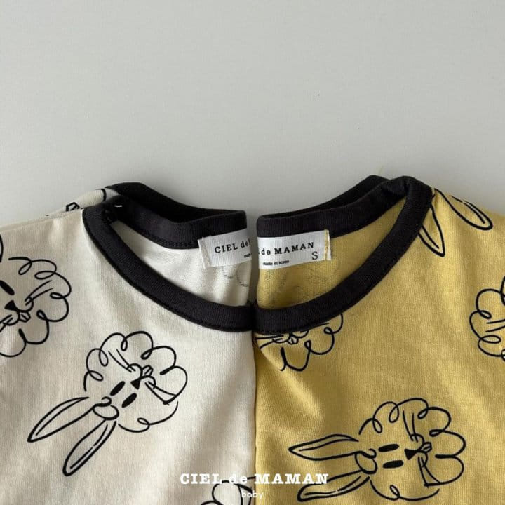 Ciel De Maman - Korean Baby Fashion - #babygirlfashion - Rabbit Top Bottom Set - 7