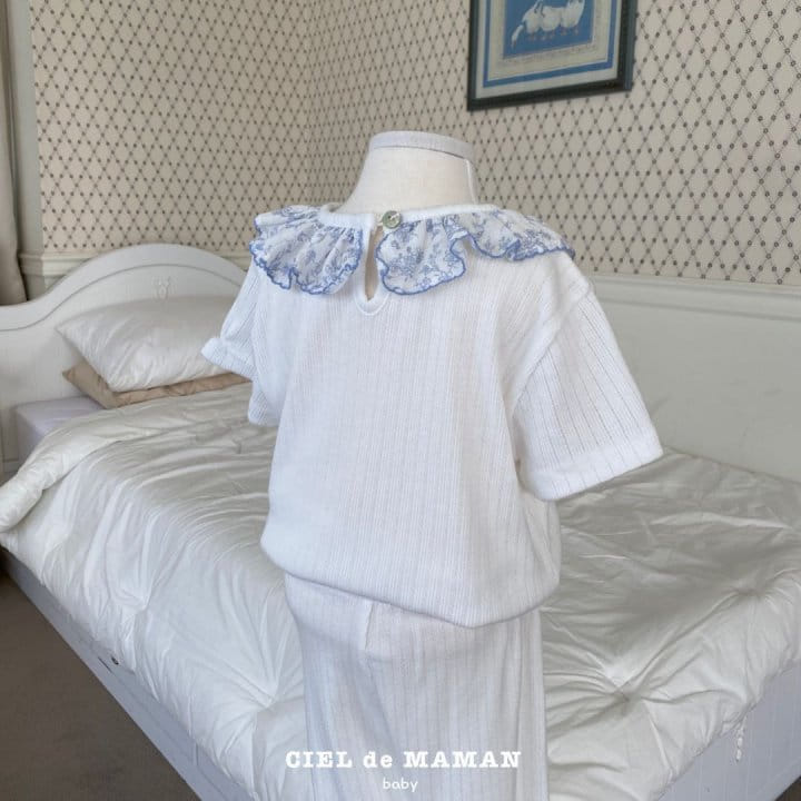 Ciel De Maman - Korean Baby Fashion - #babylifestyle - Lux Top Bottom Set - 7
