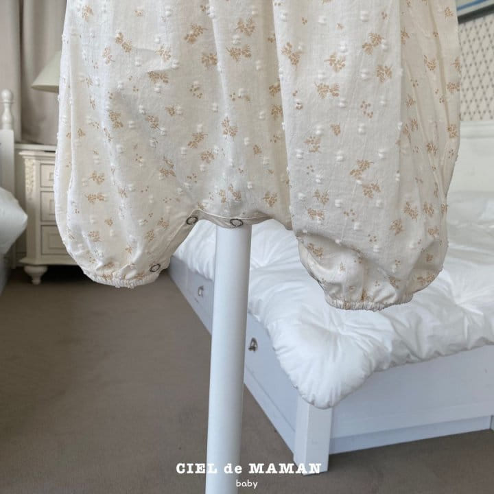 Ciel De Maman - Korean Baby Fashion - #babyoutfit - Pumpkin Frill Body Suit - 10