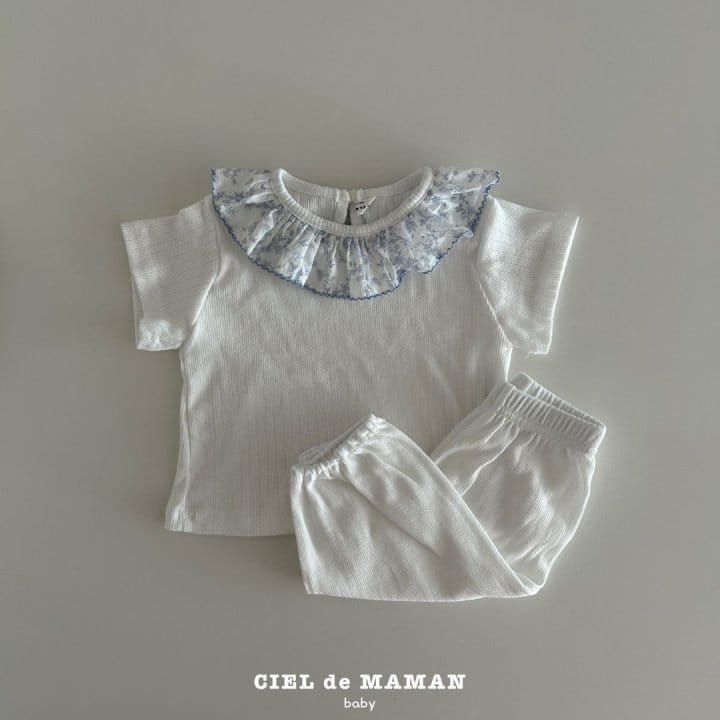 Ciel De Maman - Korean Baby Fashion - #babyoutfit - Lux Top Bottom Set - 7