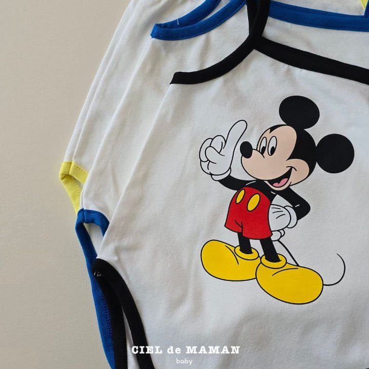 Ciel De Maman - Korean Baby Fashion - #babywear - String Sleeve M Body Suit - 4