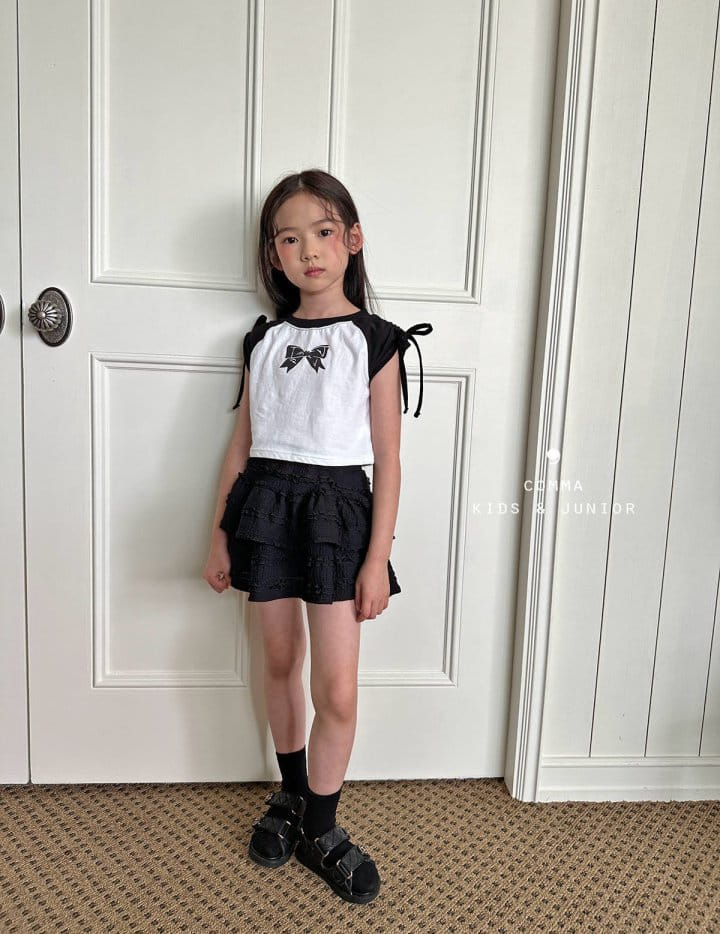 Comma - Korean Children Fashion - #minifashionista - Ribbon Raglan Tee - 3
