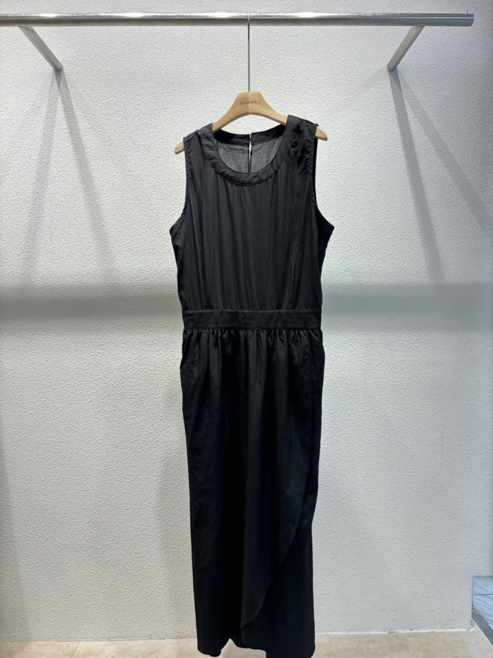 Cornerbloom - Korean Women Fashion - #momslook - Color Wrap One-Piece - 11