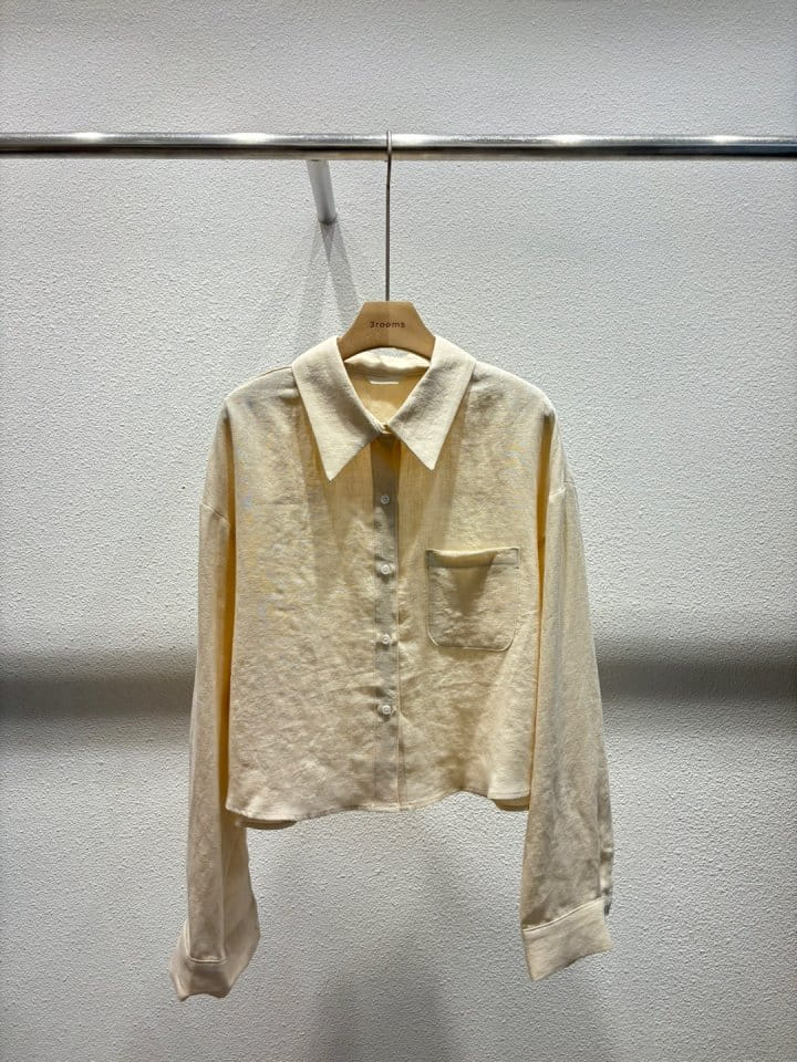 Cornerbloom - Korean Women Fashion - #momslook - L Crop Shirt - 3