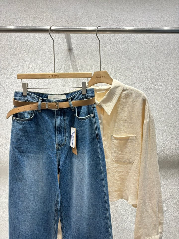 Cornerbloom - Korean Women Fashion - #momslook - L Crop Shirt - 5
