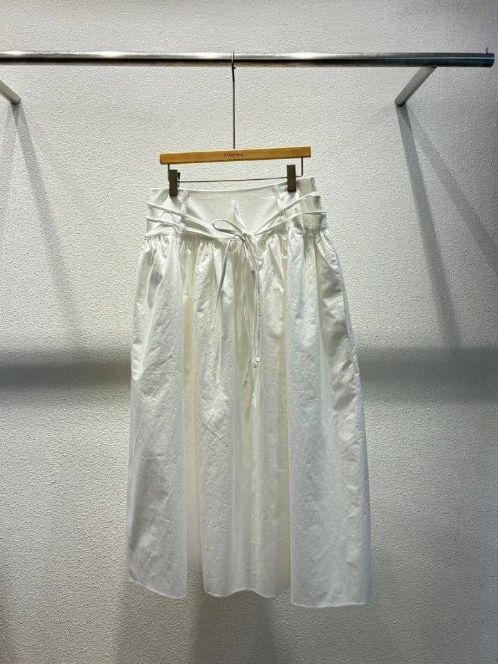 Cornerbloom - Korean Women Fashion - #womensfashion - C Ribbon Long Skirt - 7